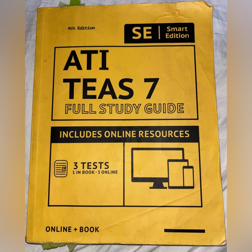 ATI TEAS STUDY GUIDE BY SMART EDITION ACADEMY